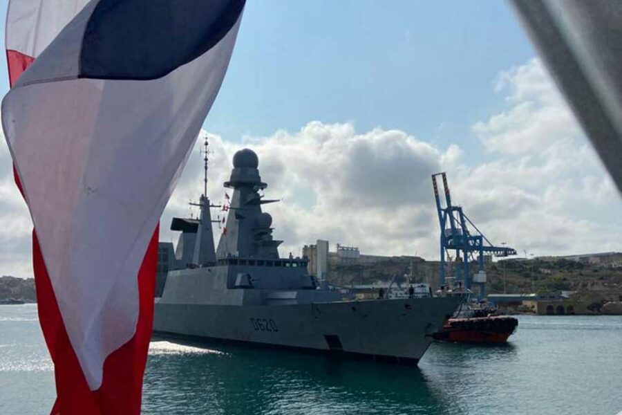 French Frigates Chevalier Paul and Forbin in Malta:
